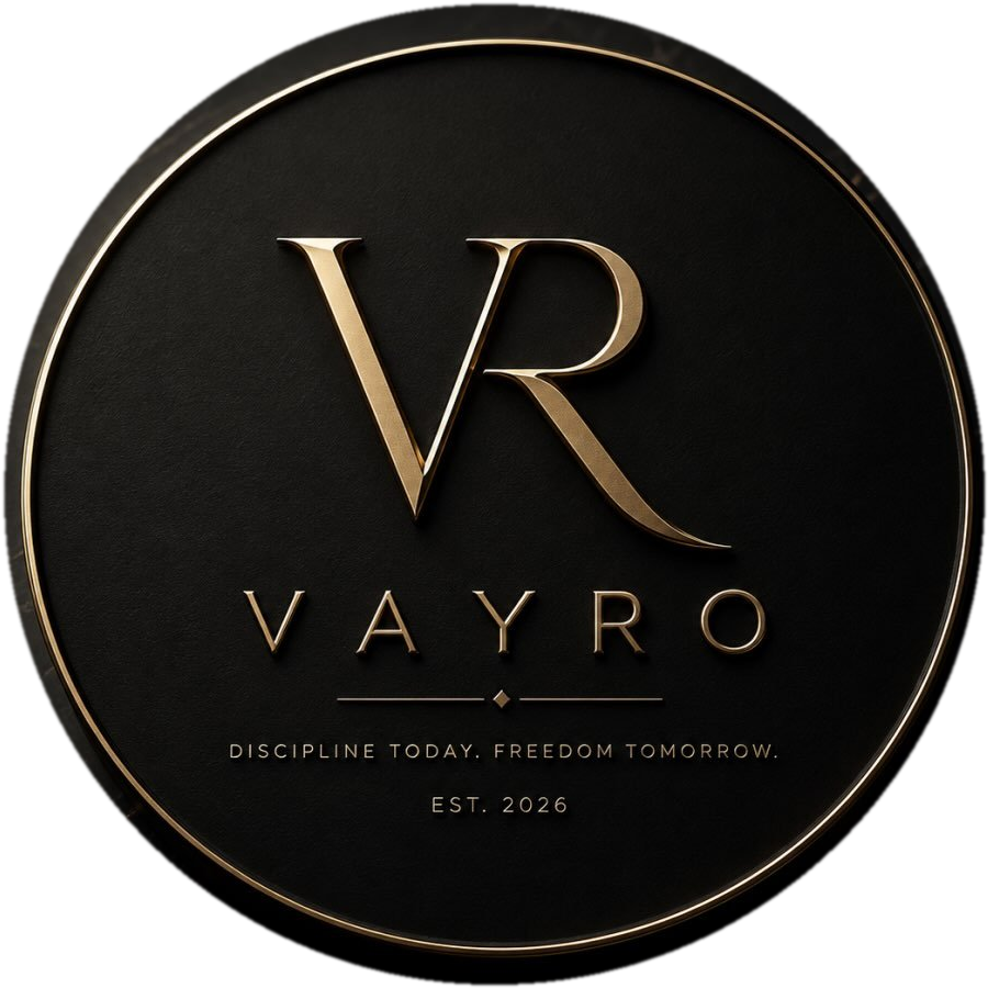 VAYRO — Discipline today. Freedom tomorrow.